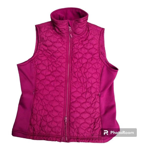L.L. Bean Jackets & Coats Ll Bean Vest Womens M Pink Puffer Full